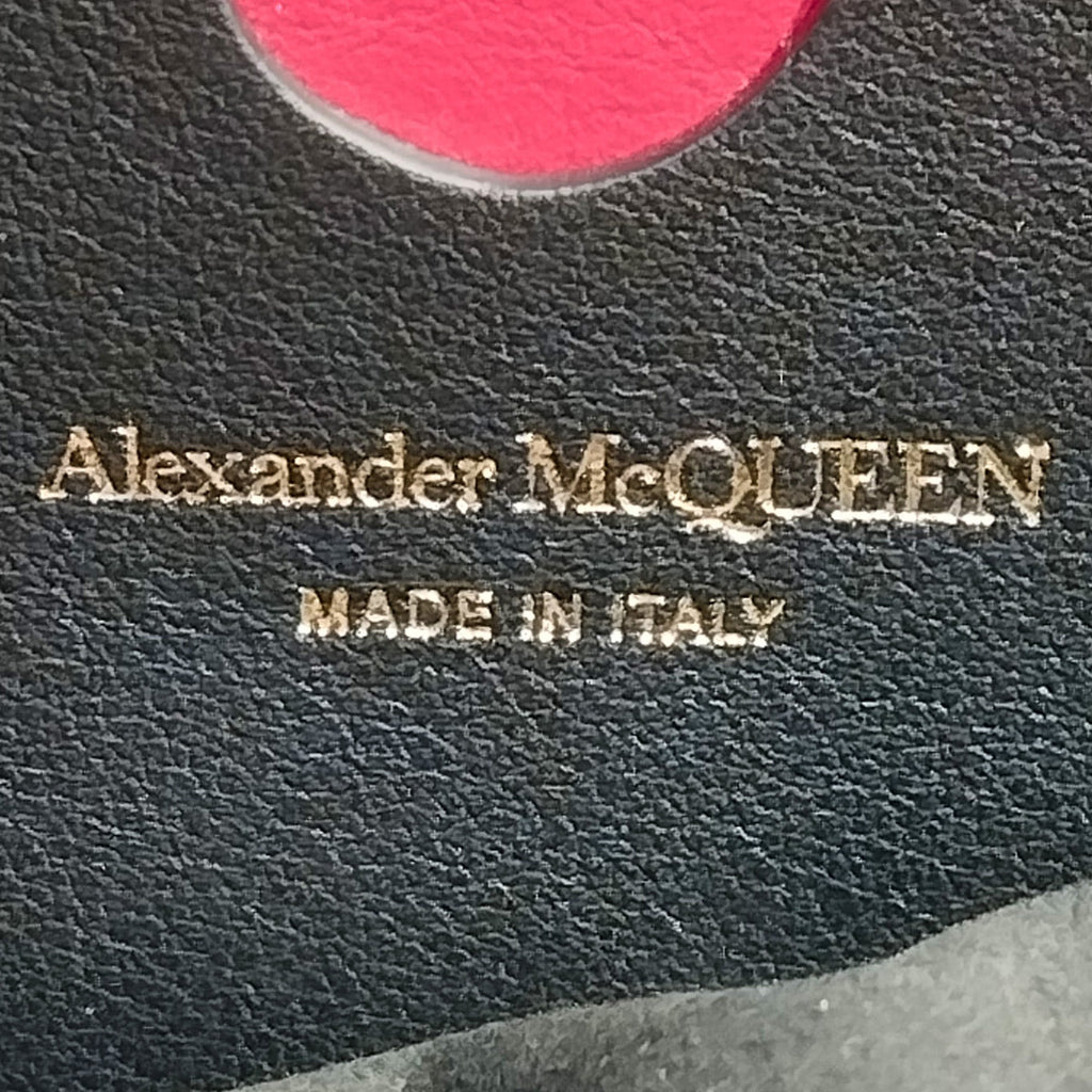 Black Alexander McQueen The Tall Story Bicolor Tote