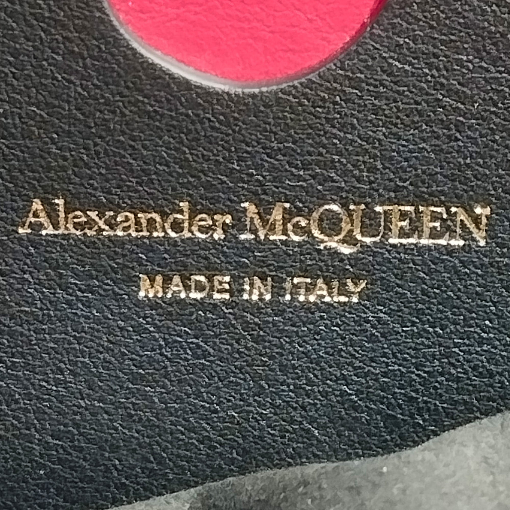 Black Alexander McQueen The Tall Story Bicolor Tote