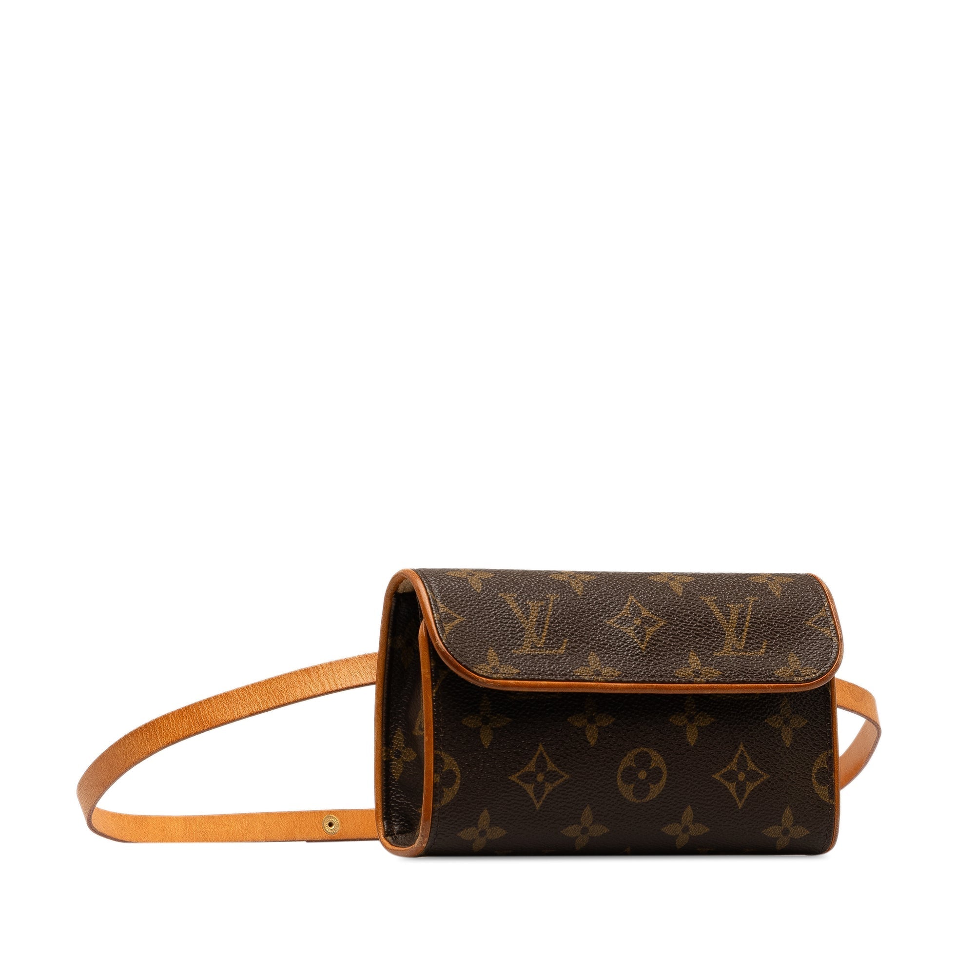 Brown Louis Vuitton Monogram Pochette Florentine Belt Bag