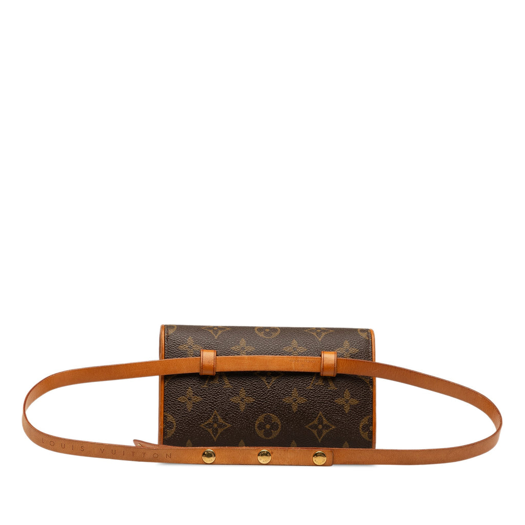 Brown Louis Vuitton Monogram Pochette Florentine Belt Bag