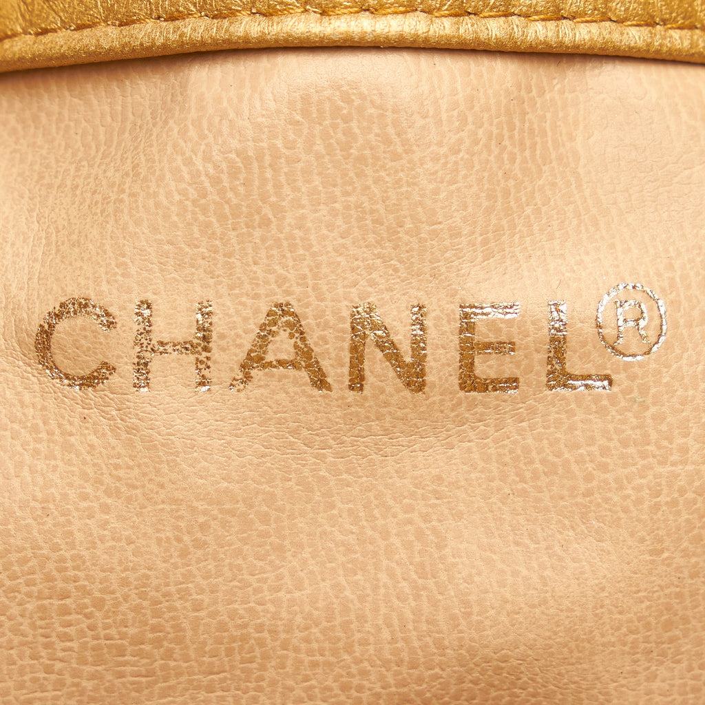 Chanel Brocade Bucket Bag