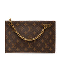 Brown Louis Vuitton Monogram Legacy Chain Clutch