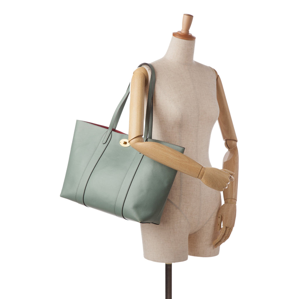Green Mulberry Bayswater Tote Bag