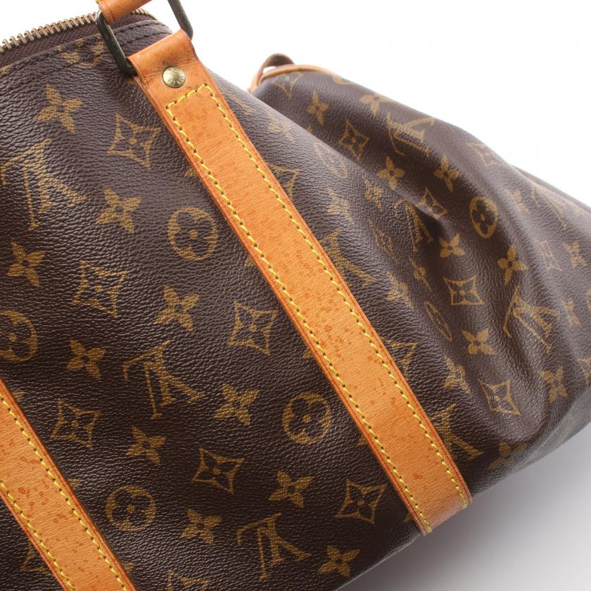Louis Vuitton Noe Monogram Shoulder Bag PVC Leather Brown