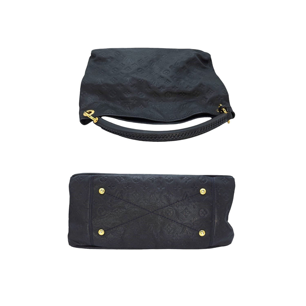 Louis Vuitton Monogram Empreinte Blue Artsy MM Hobo