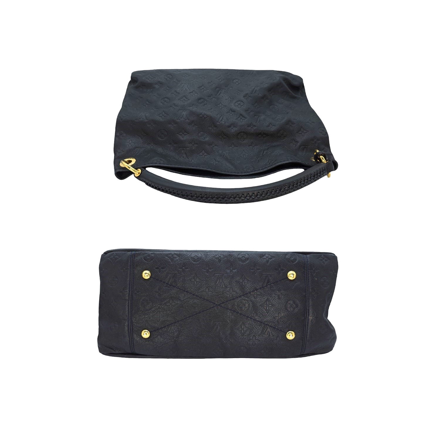 Louis Vuitton Monogram Empreinte Blue Artsy MM Hobo