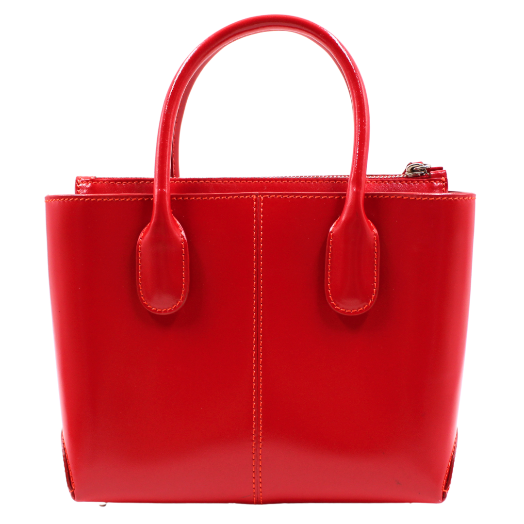 Tods Logo Leather Princess Di-Bag