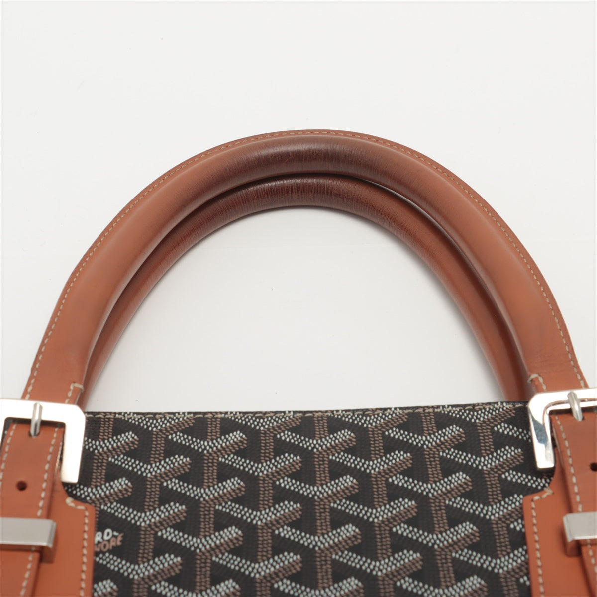 Goyard Goyardine Comores Tote Black x Brown