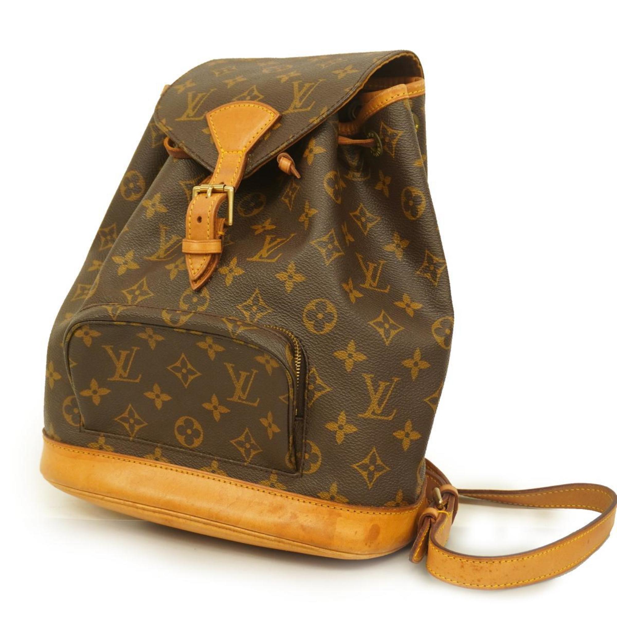 Louis Vuitton Montsouris  Canvas Backpack Bag ()