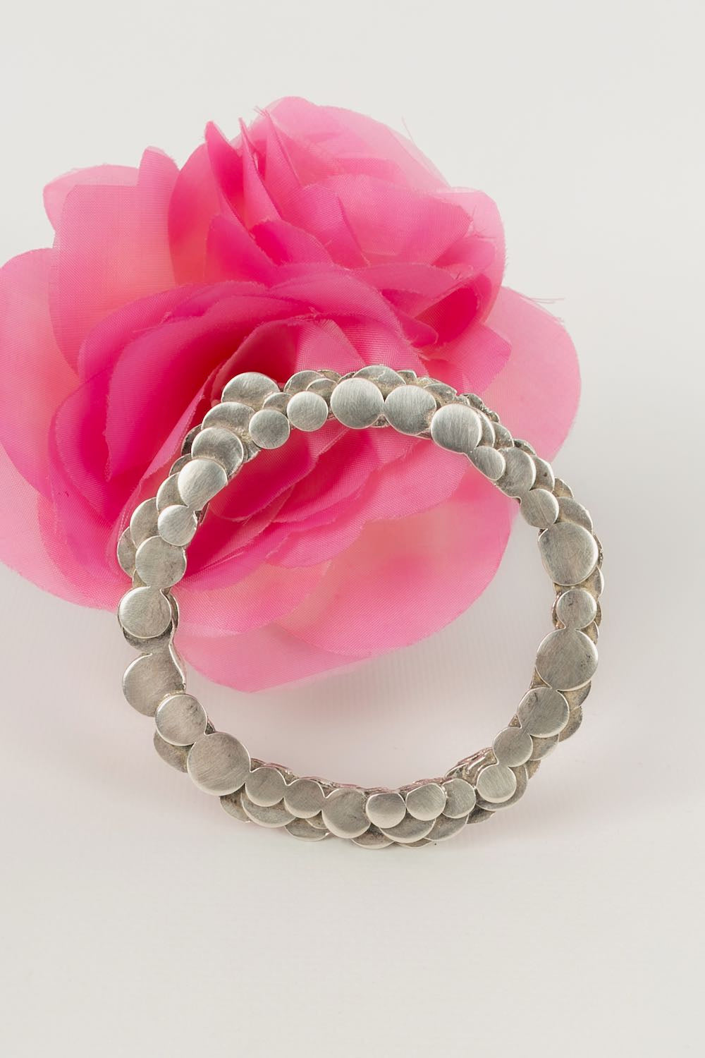 Bracelet en mÃƒÆ’Ã‚Â©tal argentÃƒÆ’Ã‚Â©