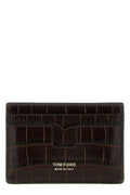 Tom Ford Men Croc Print Card Holder