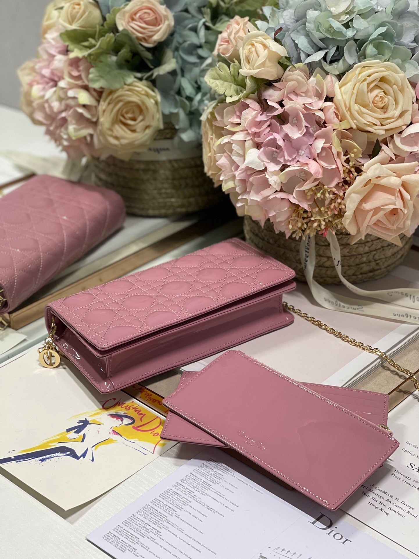 GLAMI Lady Pouch Pink, For Women, WomenÃ¢â‚¬â„¢s Handbags 8.5in/21.5cm CD