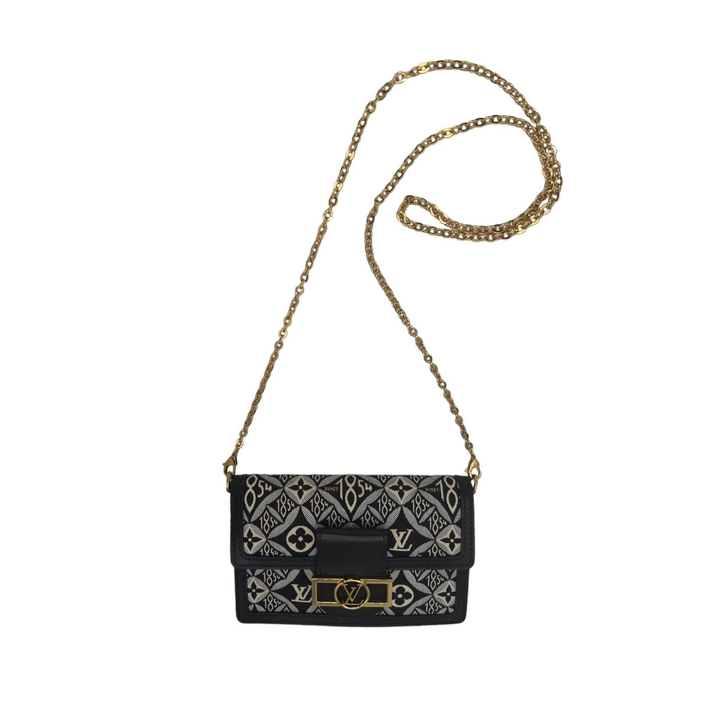 Louis Vuitton Since 1854 Dauphine Monogram Jacquard Chain Wallet