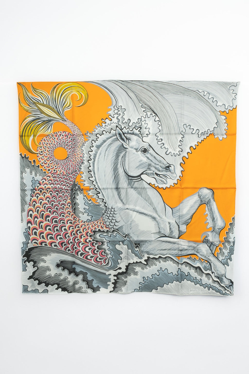 Foulard / carré "Cheval Sirène" Hermès
