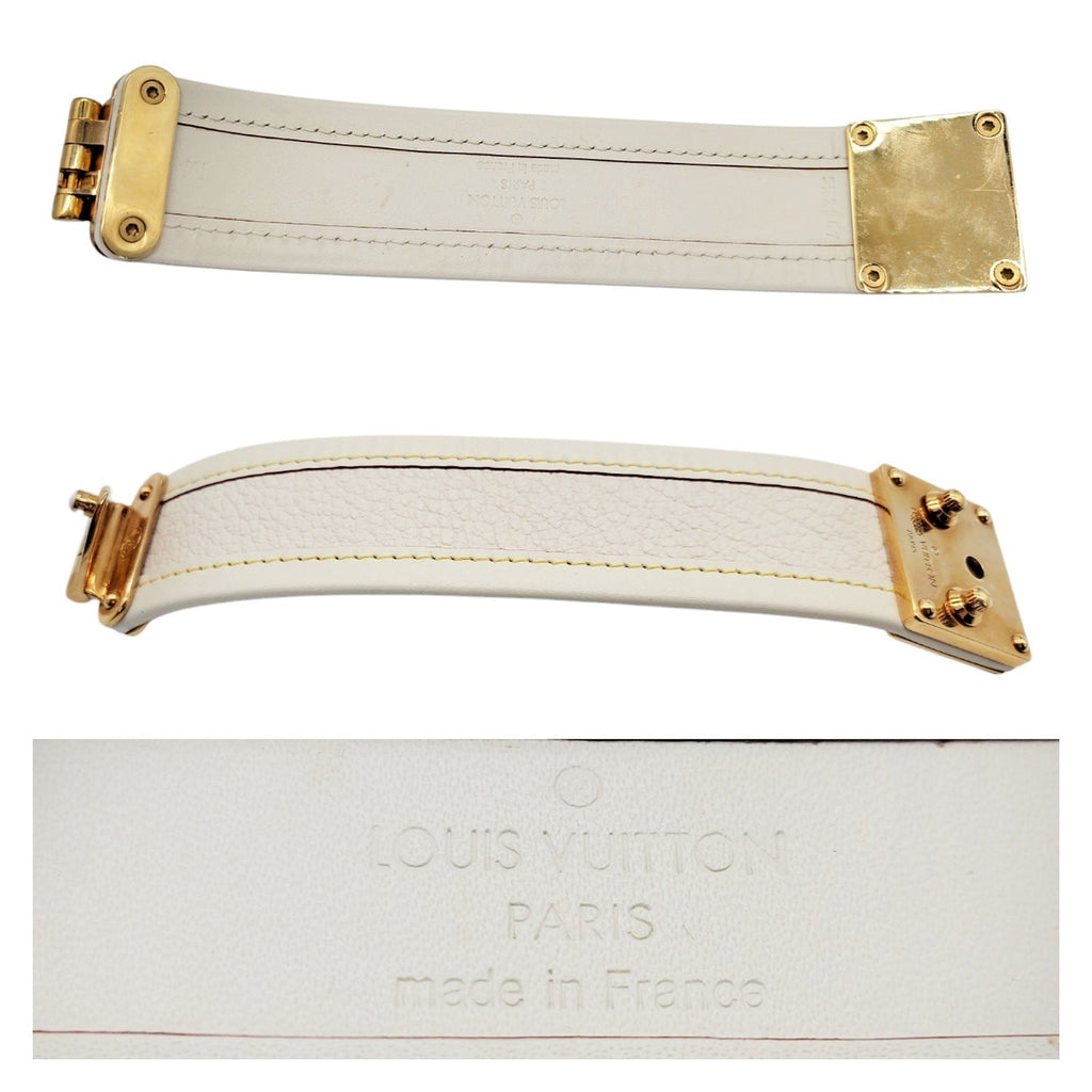 Louis Vuitton Suhali Serrure Wrap Bracelet
