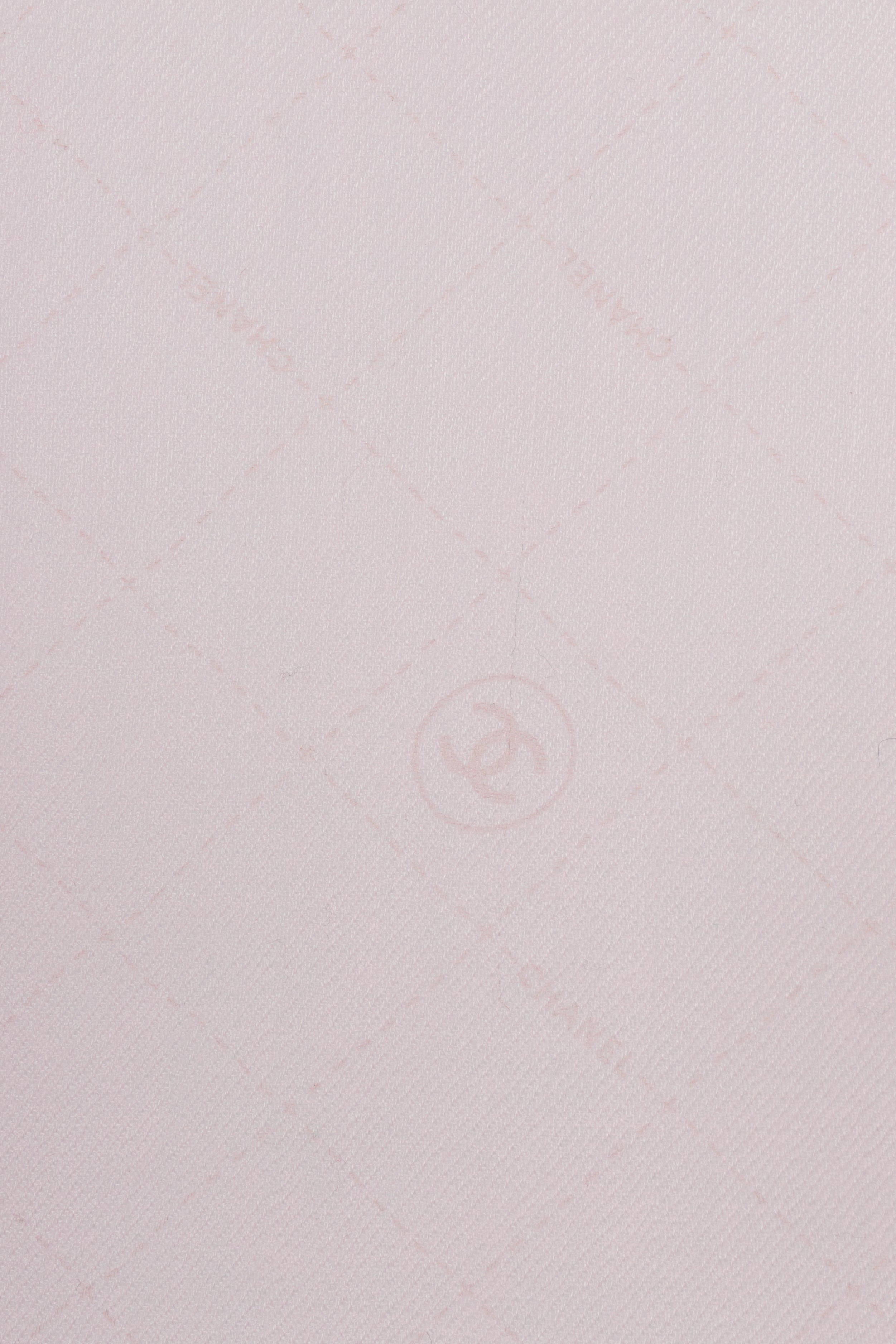 Etole en cachemire rose Chanel