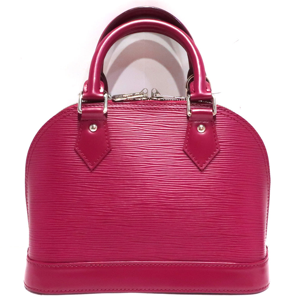 Louis Vuitton BB Alma Epi Wine Red M40850 Silver G  Shoulder Bag Handbag