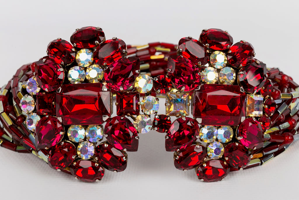 Collier de perles rouges Nina Ricci