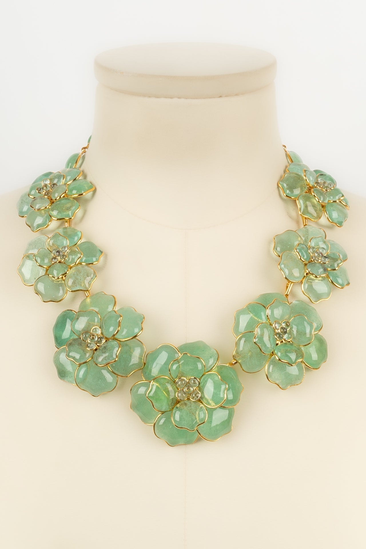 Collier vert Augustine