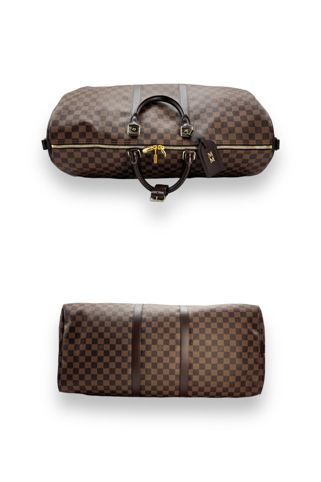 Louis Vuitton Damier Ebene Bandoulière Keepall 55