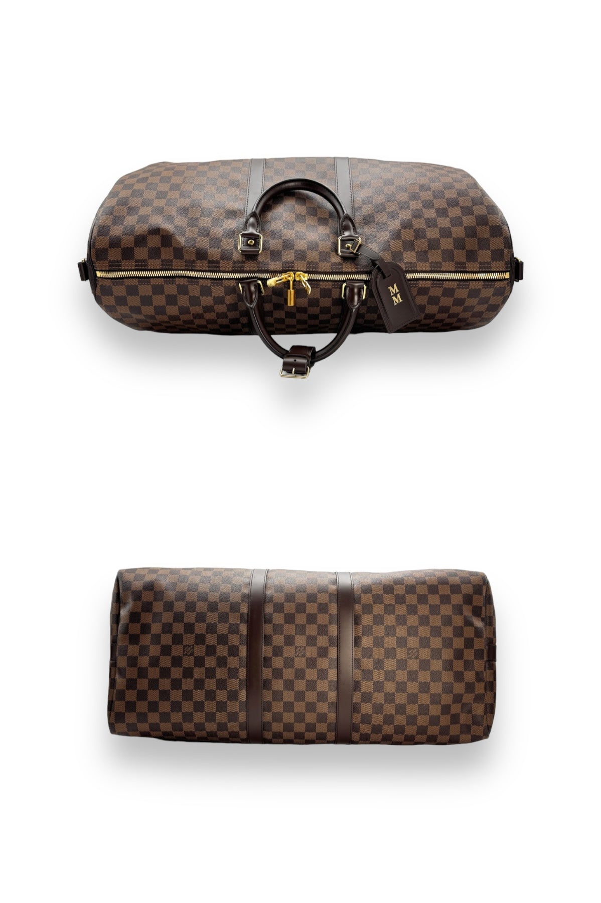Louis Vuitton Damier Ebene Bandoulière Keepall 55