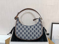 GLAMI Ava Bag In Triomphe Canvas Denim For Women 9in/23cm
