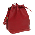 Louis Vuitton Epi Noe Shoulder Bag Red