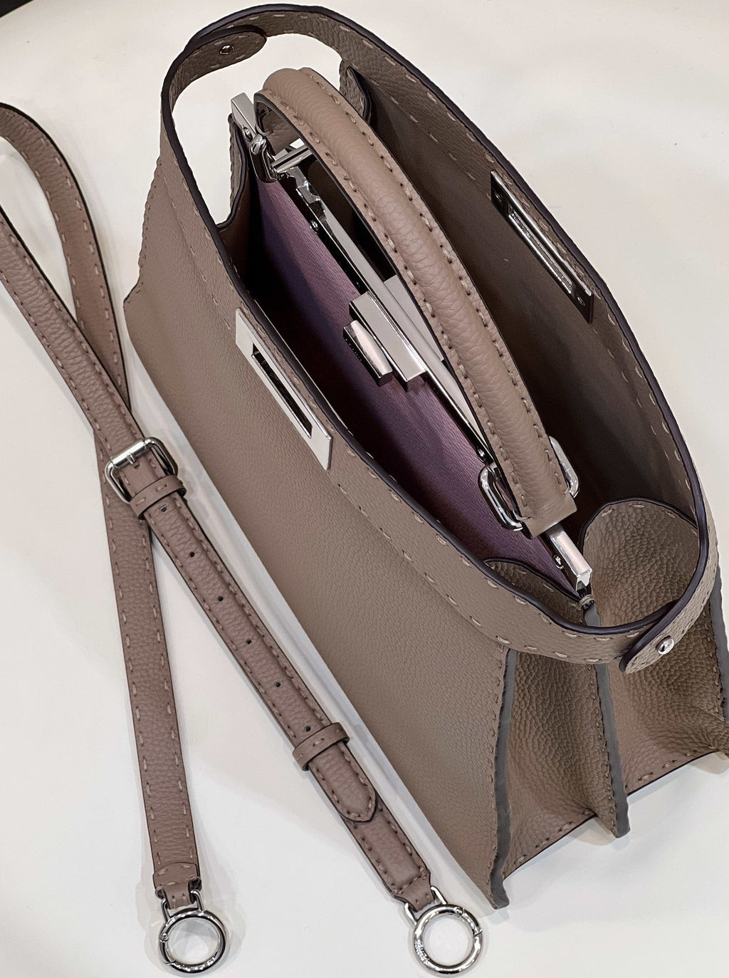 FI GlamI ISeeU MeGLAMIum Brown For Women, Handbags, Shoulder Bags 13.1in/33.5cm FF