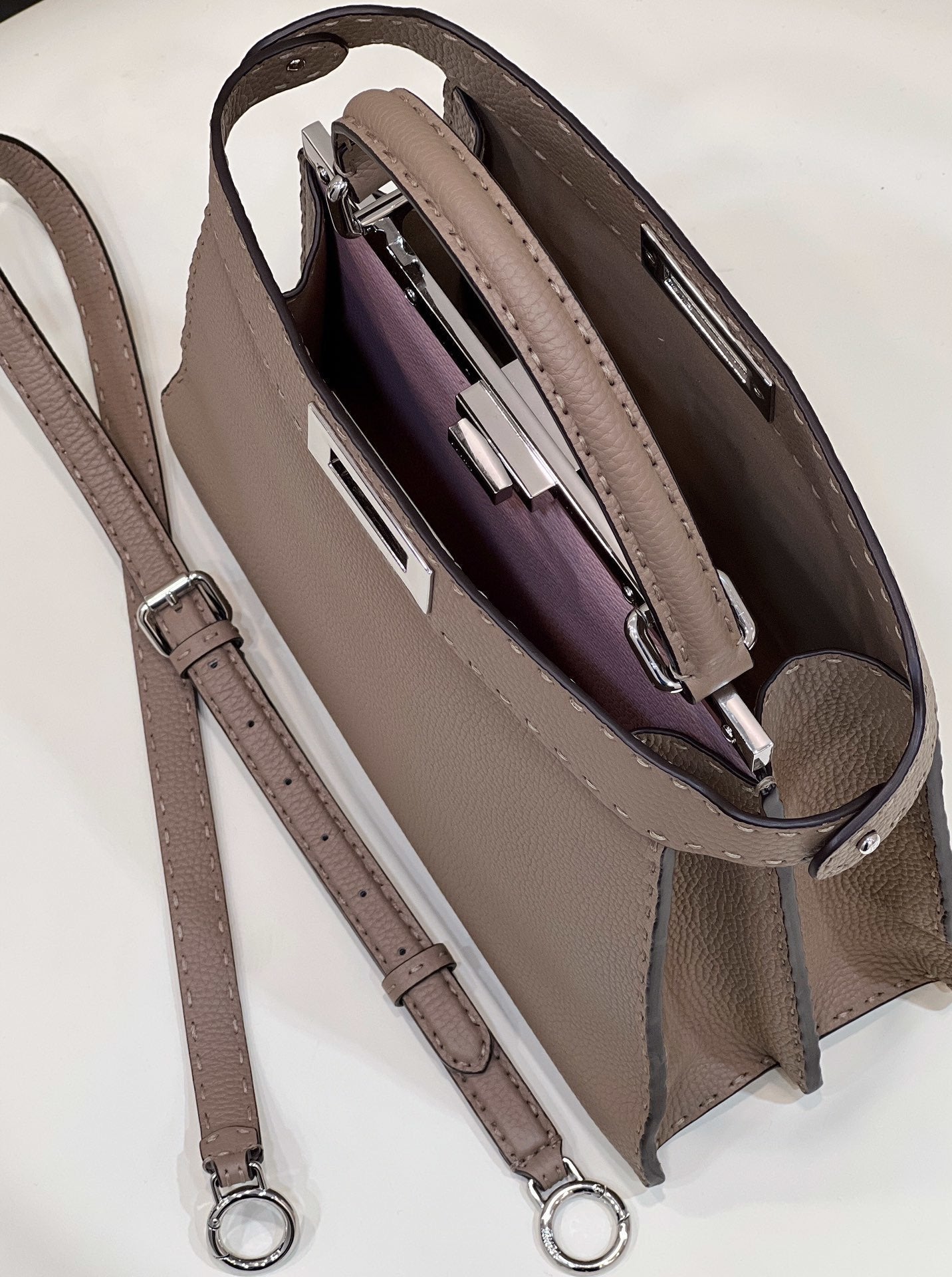 FI GlamI ISeeU MeGLAMIum Brown For Women, Handbags, Shoulder Bags 13.1in/33.5cm FF