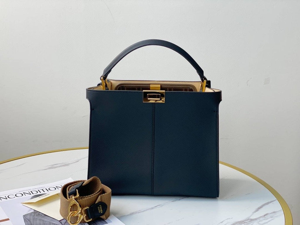 FI GlamI X-Lite Tote MeGLAMIum Navy Blue Bag For Woman 30cm/12in