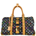 Louis Vuitton 2004 Black Monogram Multicolor Keepall 45 M92640