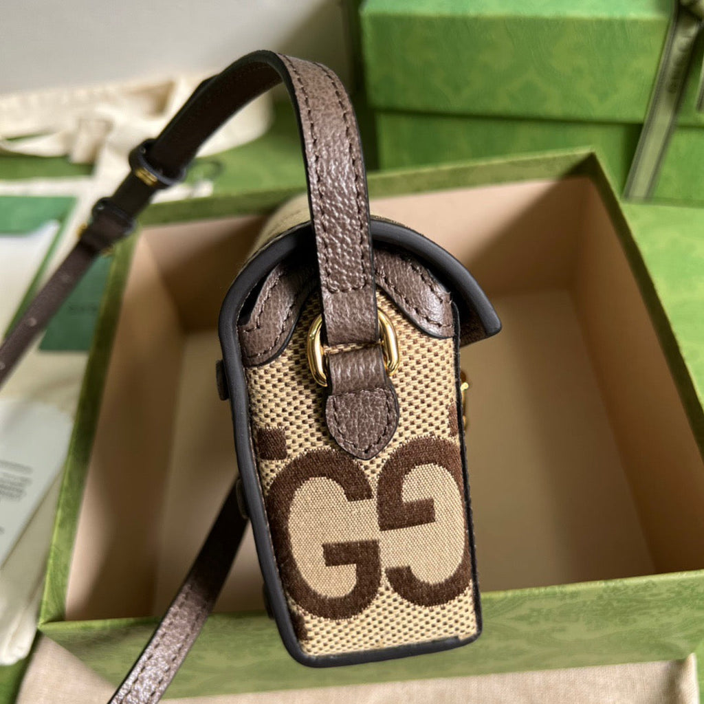 gg Horsebit 1955 Mini Bag Brown For Women, Women’s Bags 7.1in/18cm gg ‎‎