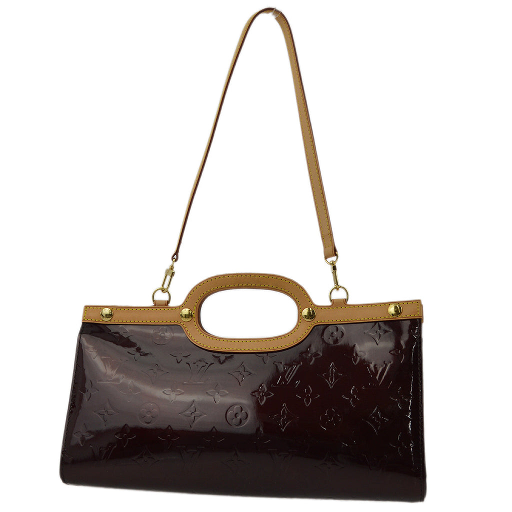 Louis Vuitton 2007 Purple Monogram Vernis Roxbury Drive Handbag M91995