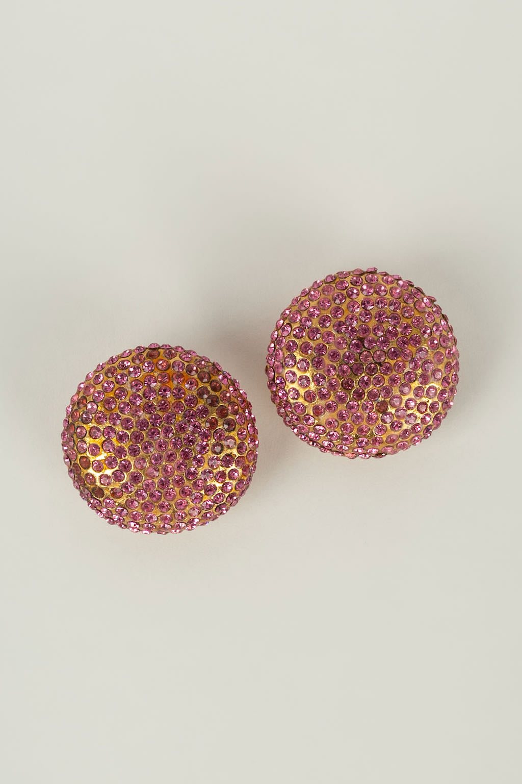 Boucles d'oreilles strassÃƒÆ’Ã‚Â©es Chanel