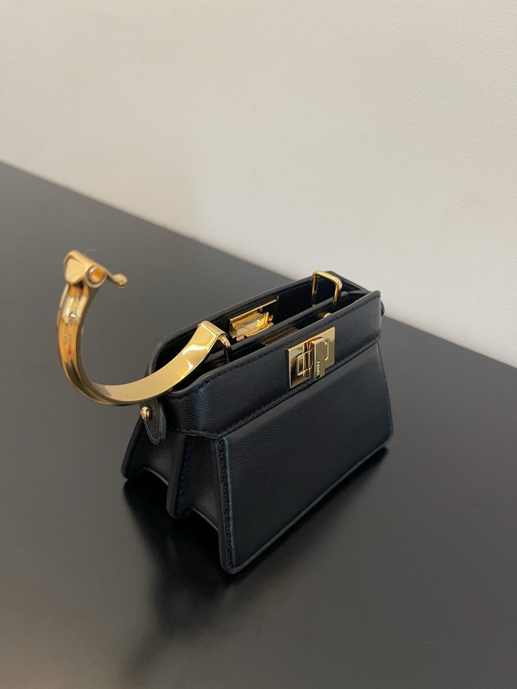 FI GlamI ISeeU Petite Black Micro Bag For Woman 11cm/4.5in