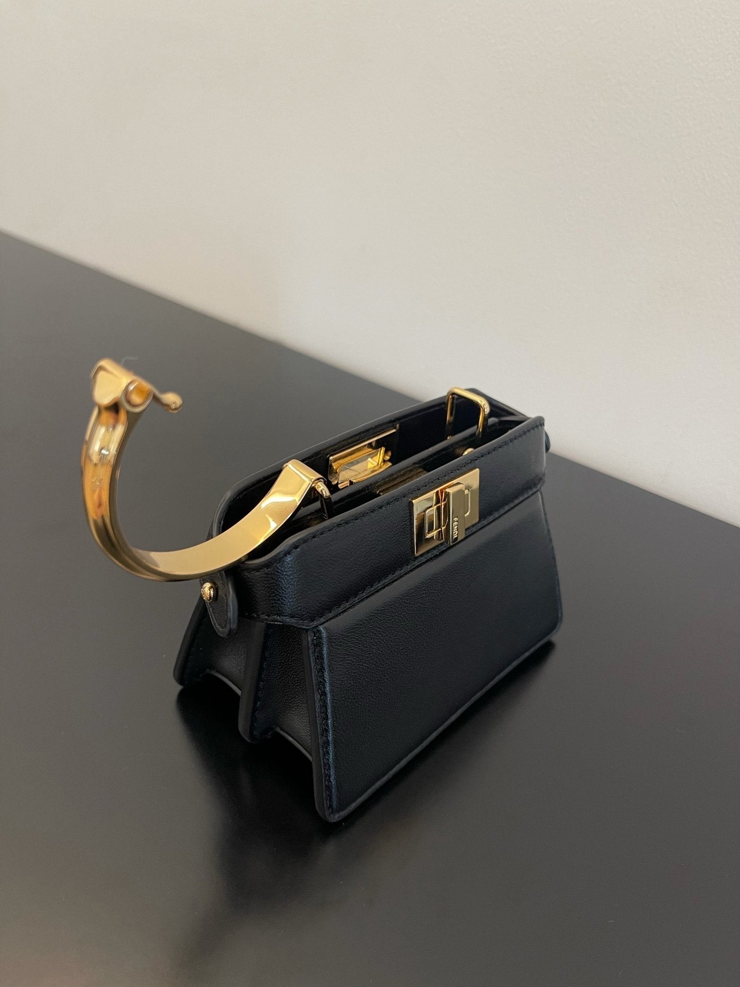 FI GlamI ISeeU Petite Black Micro Bag For Woman 11cm/4.5in