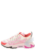 Off White "Odsy 2000" Pink Mixed Media Sneakers SZ 40