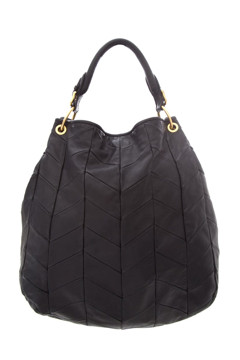 Miu Miu Black Hobo Handbag