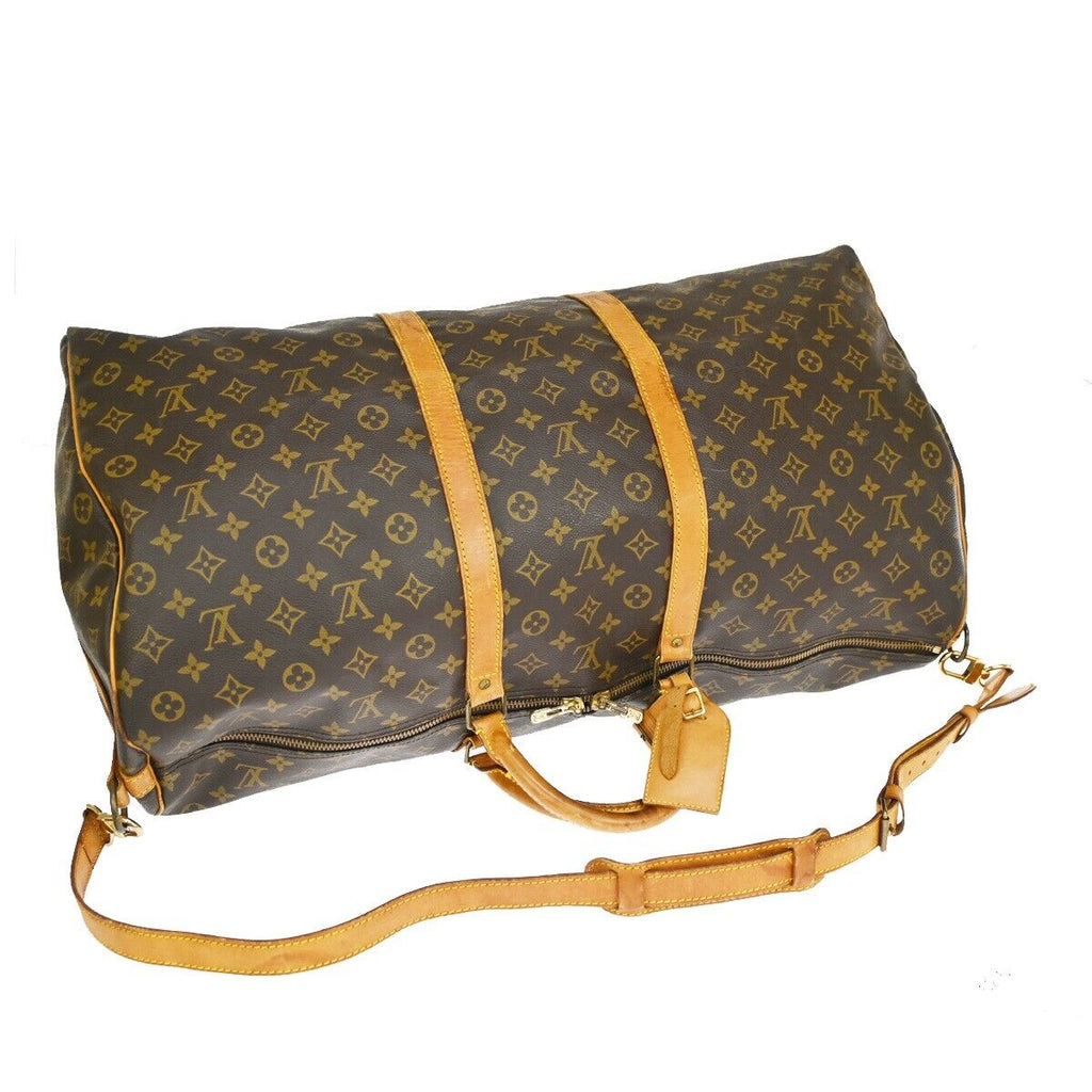 Louis Vuitton Keepall Bandoulière 60  Canvas Handbag ()