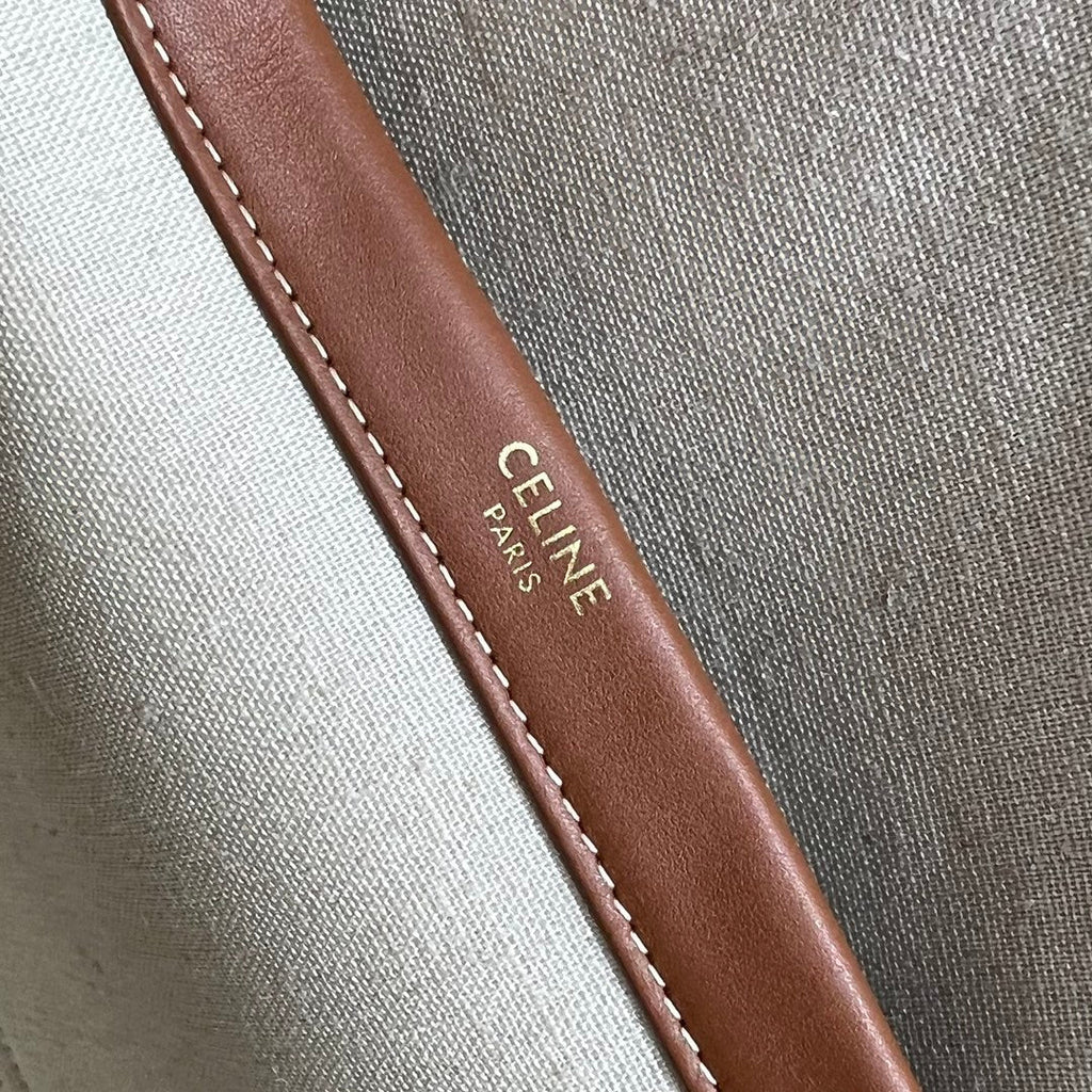 GLAMI Large Cabas Thais In Textile Natural / Tan For Women 16in/41cm 196762DST.02NT