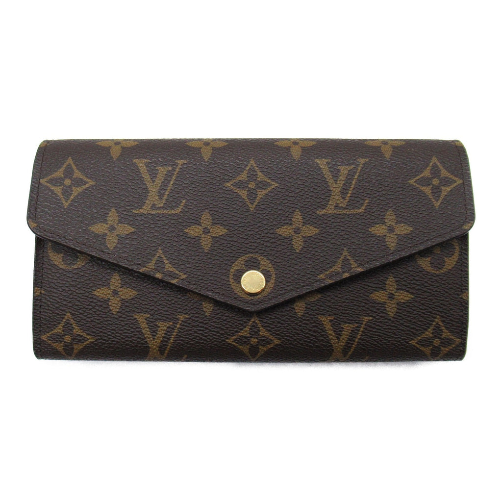 Louis Vuitton Louis Vuitton Portefolio Sarah Double Fold Wallet Wallet PVC Coated Canvas Monogram   Brown M62235