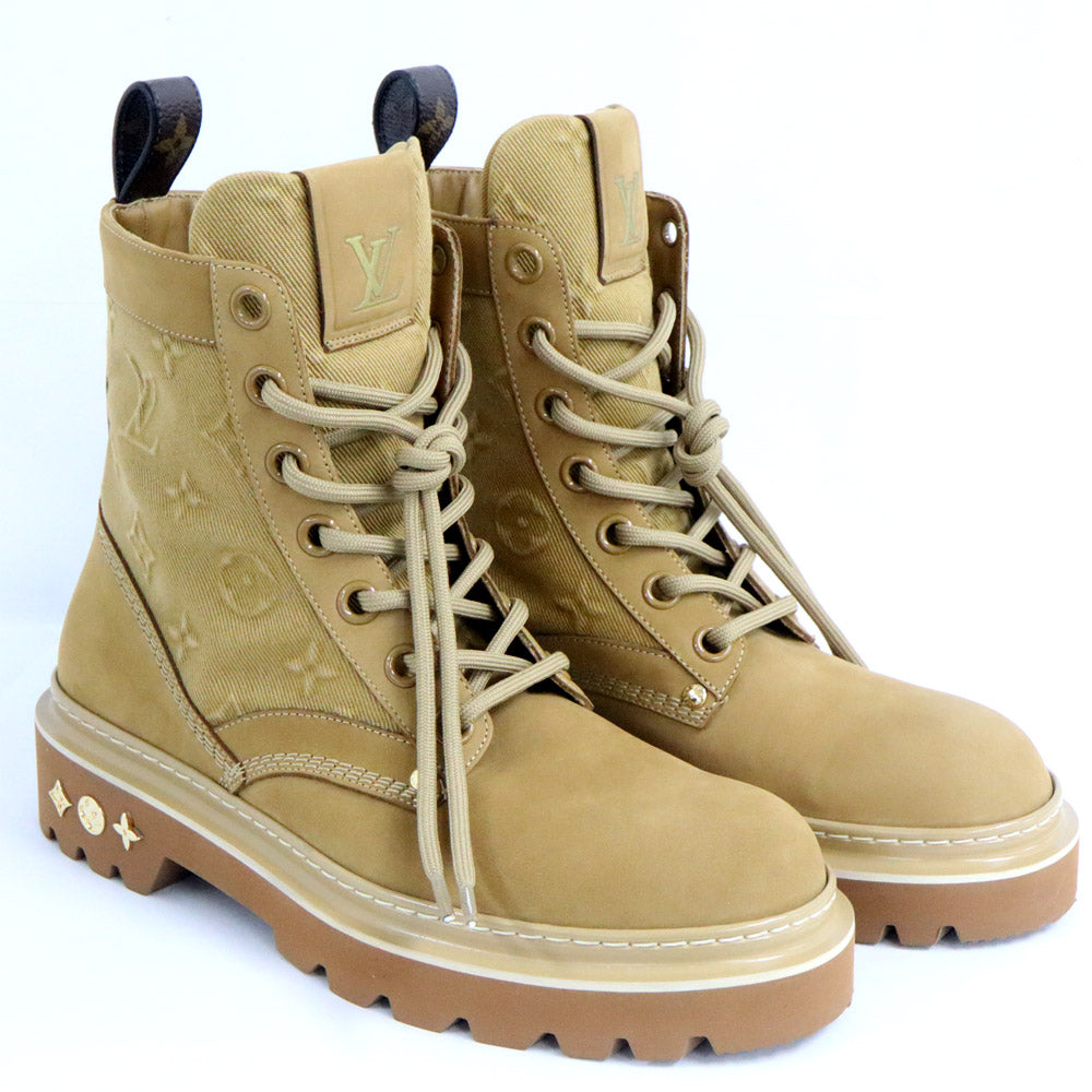 Louis Vuitton LV r Line Anchor Boots 7 26.0cm equivalent Beige Shoes  Shoes