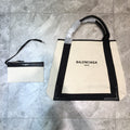 Balen Navy MeGLAMIum Cabas Tote Bag In Black, For Women,  Bags 14.1in/36cm 5812922HH3N9260