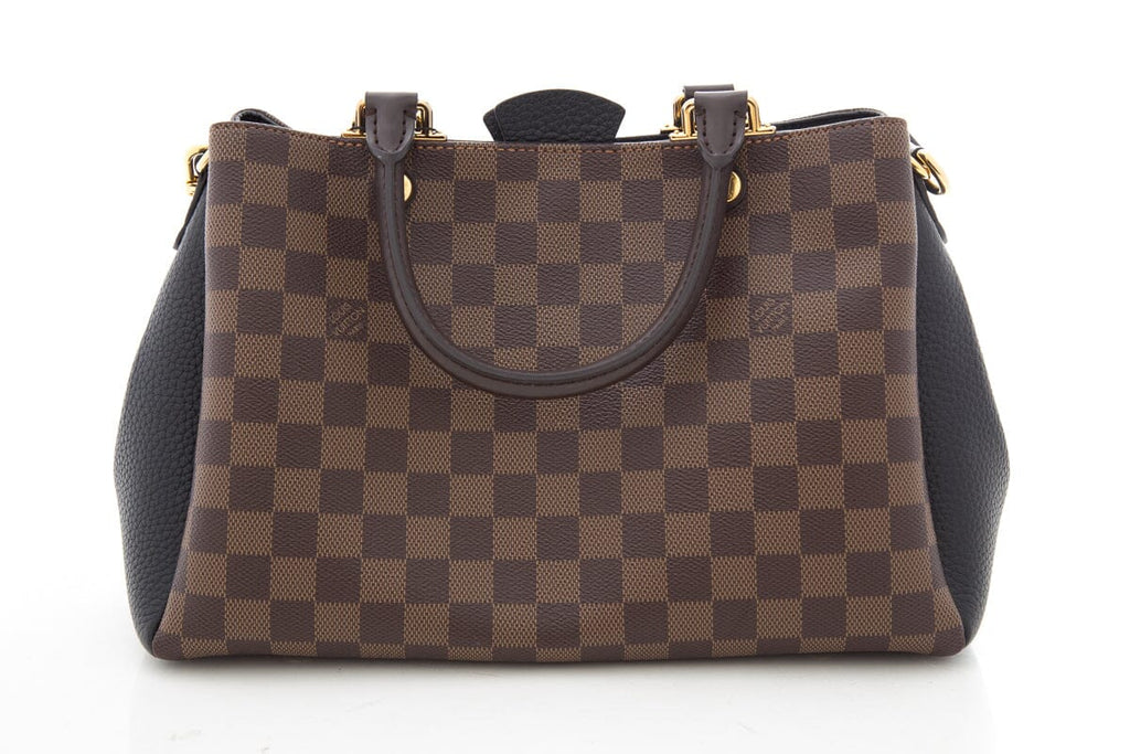 Louis Vuitton Brown & Black Brittany Damier Handbag