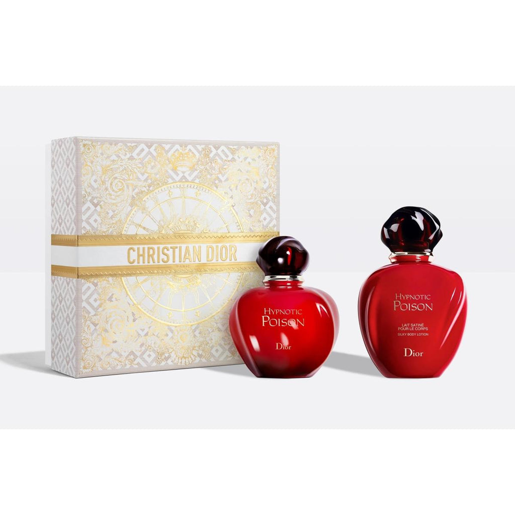 Dior  2 Piece 1.7 Eau De Toilette Spray & 2.5 Silky Body Lotion Hypnotic Poison Set for Women
