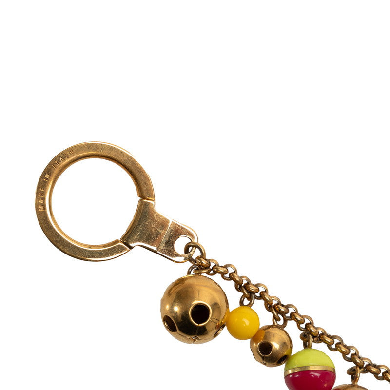 Louis Vuitton Porte-Clé Charm M62226 G Multicolor Metal Emalje  Louis Vuitton