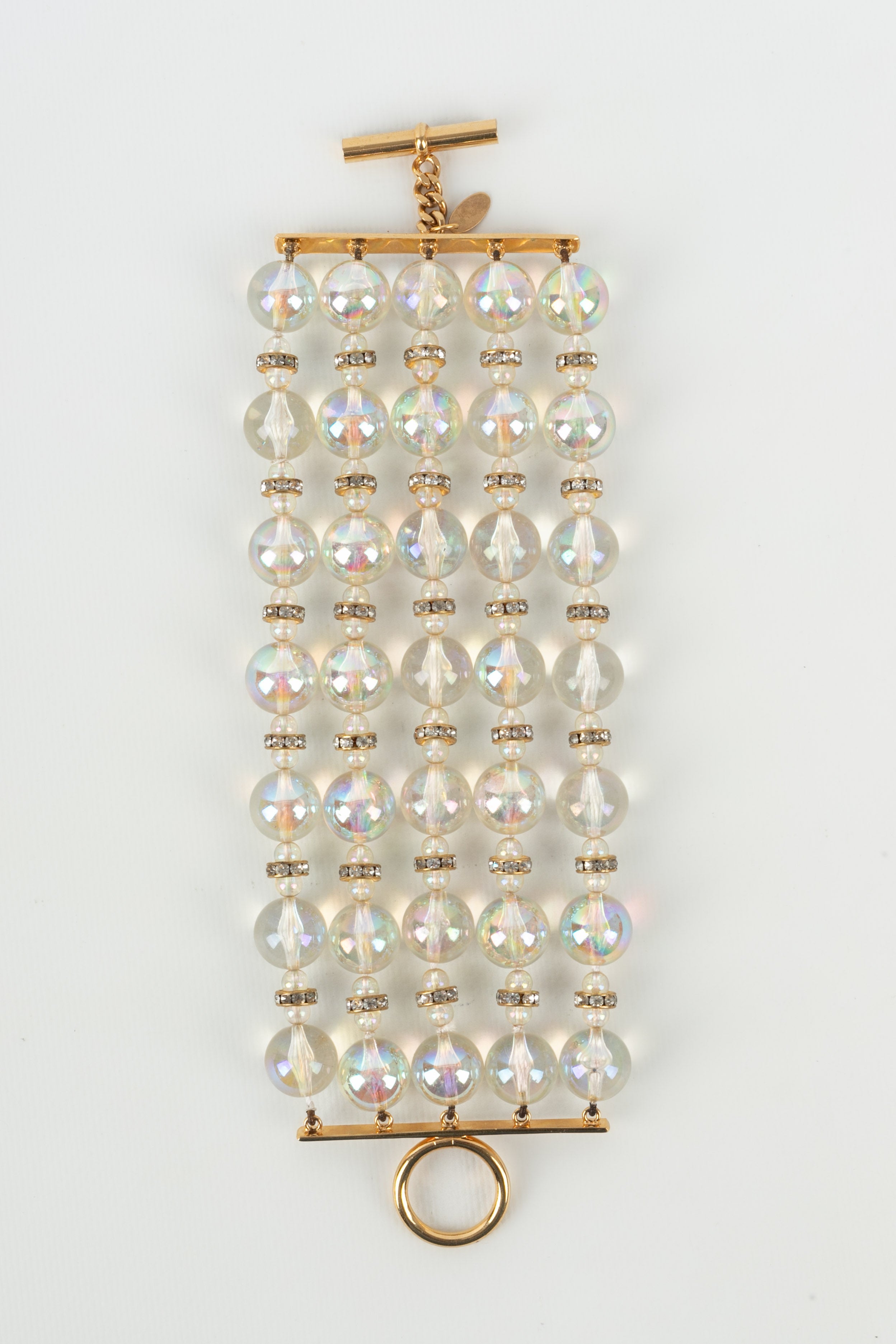Bracelet de perles Chanel 1990s