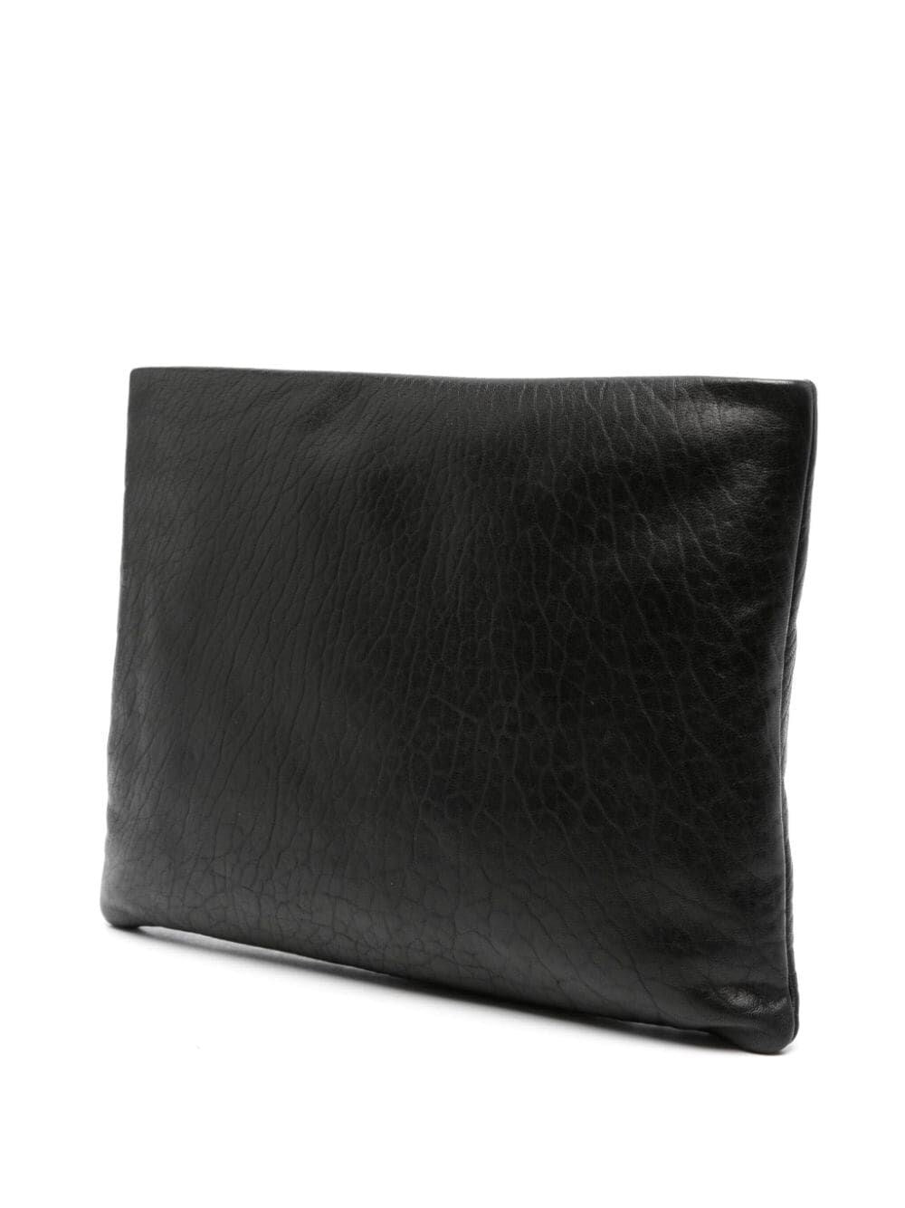 Saint Laurent Men Large Puffy Pouch Clutch Bag
