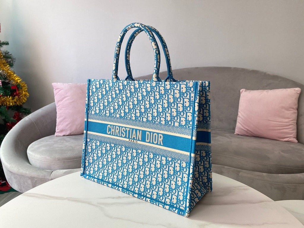 GLAMI Large Book Tote Blue, For Women, WomenÃ¢â‚¬â„¢s Handbags 16.5in/42cm CD