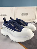 Alexander McQueen Tread Slick LaGLAMI Up Cotton Blue For Men